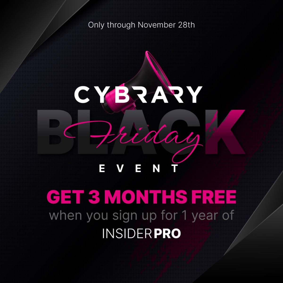 Cybrary CIP promotional campaign