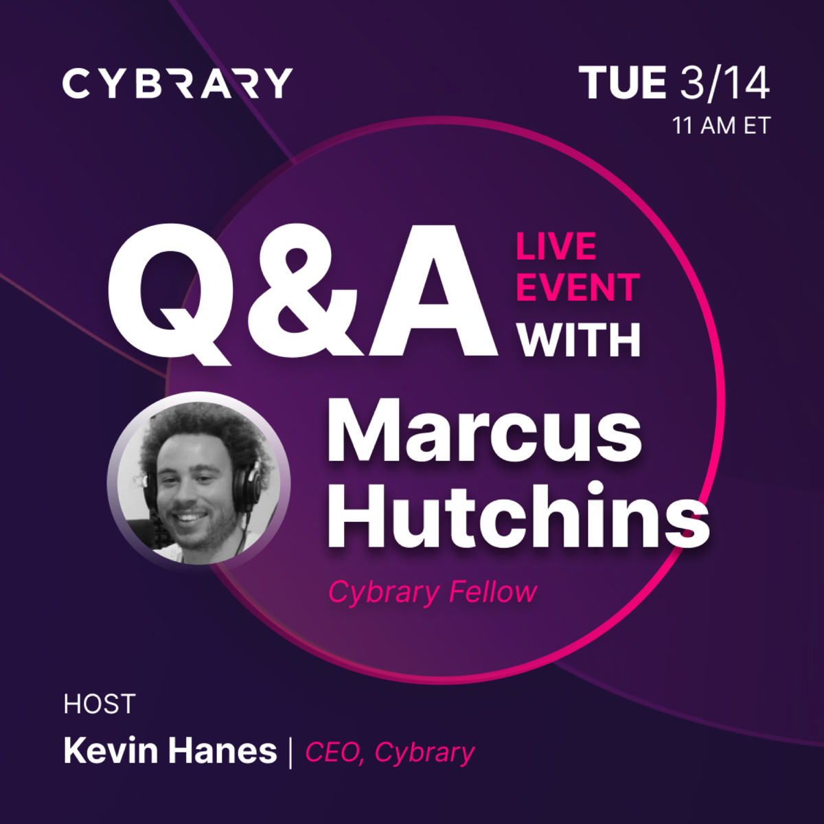 Cybrary live question and answer campaign