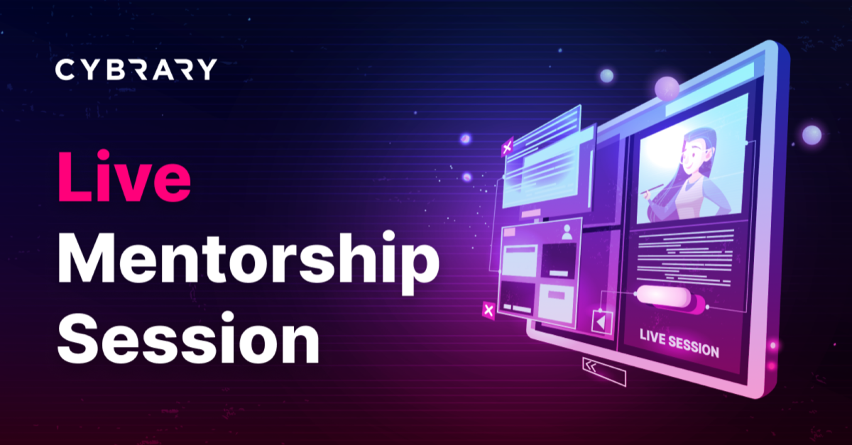 Cybrary mentorship session campaign