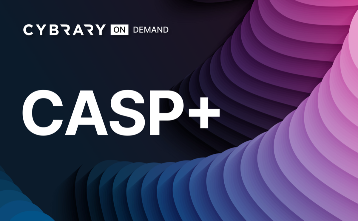 Cybrary CASP Plus course campaign