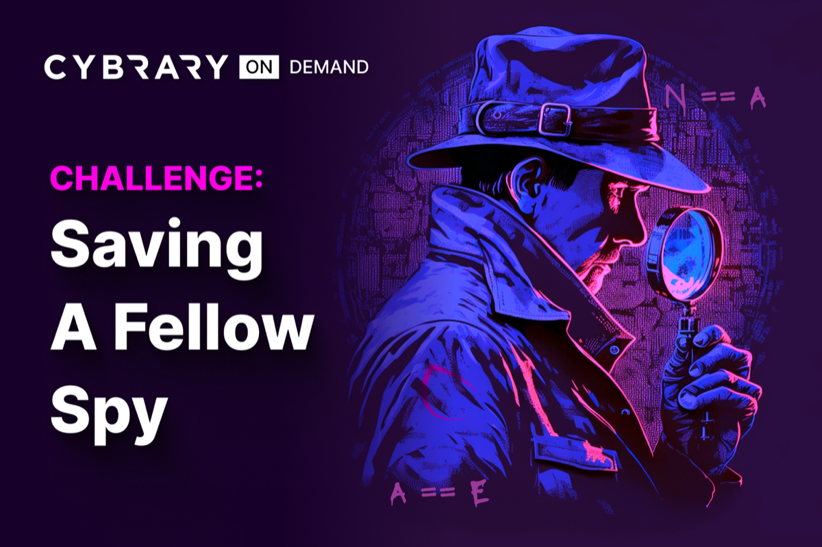 Cybrary Saving a Fellow Spy course artwork