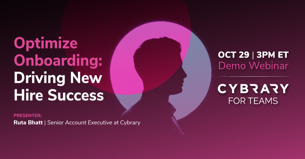 Cybrary demo webinar campaign