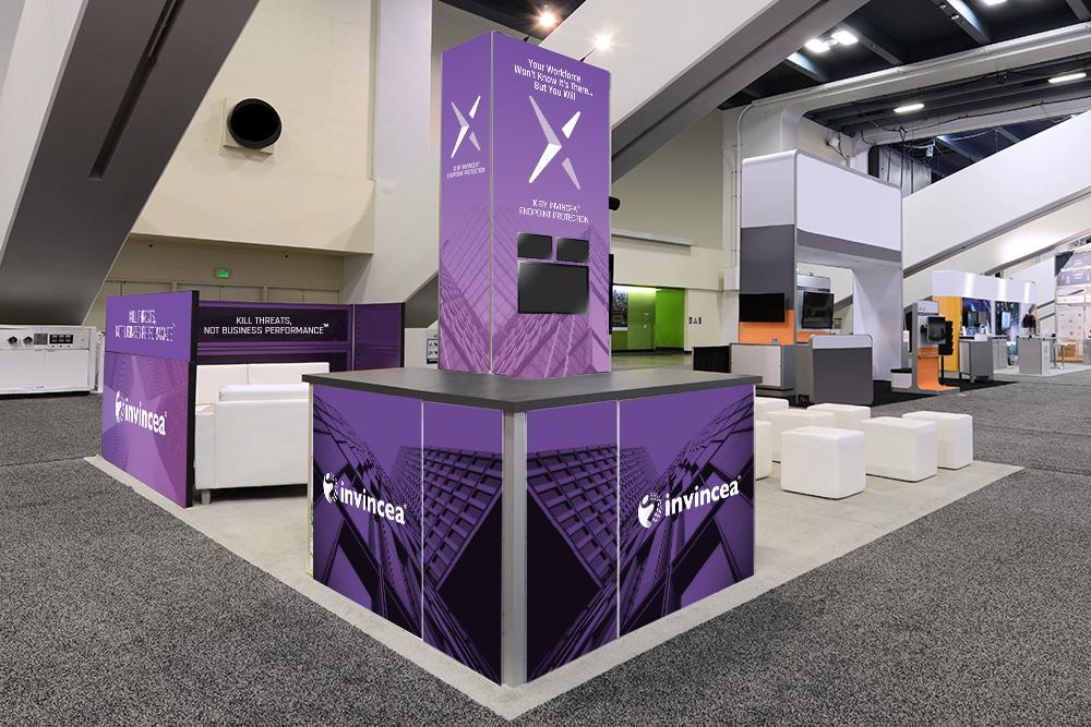 Invincea event booth photography
