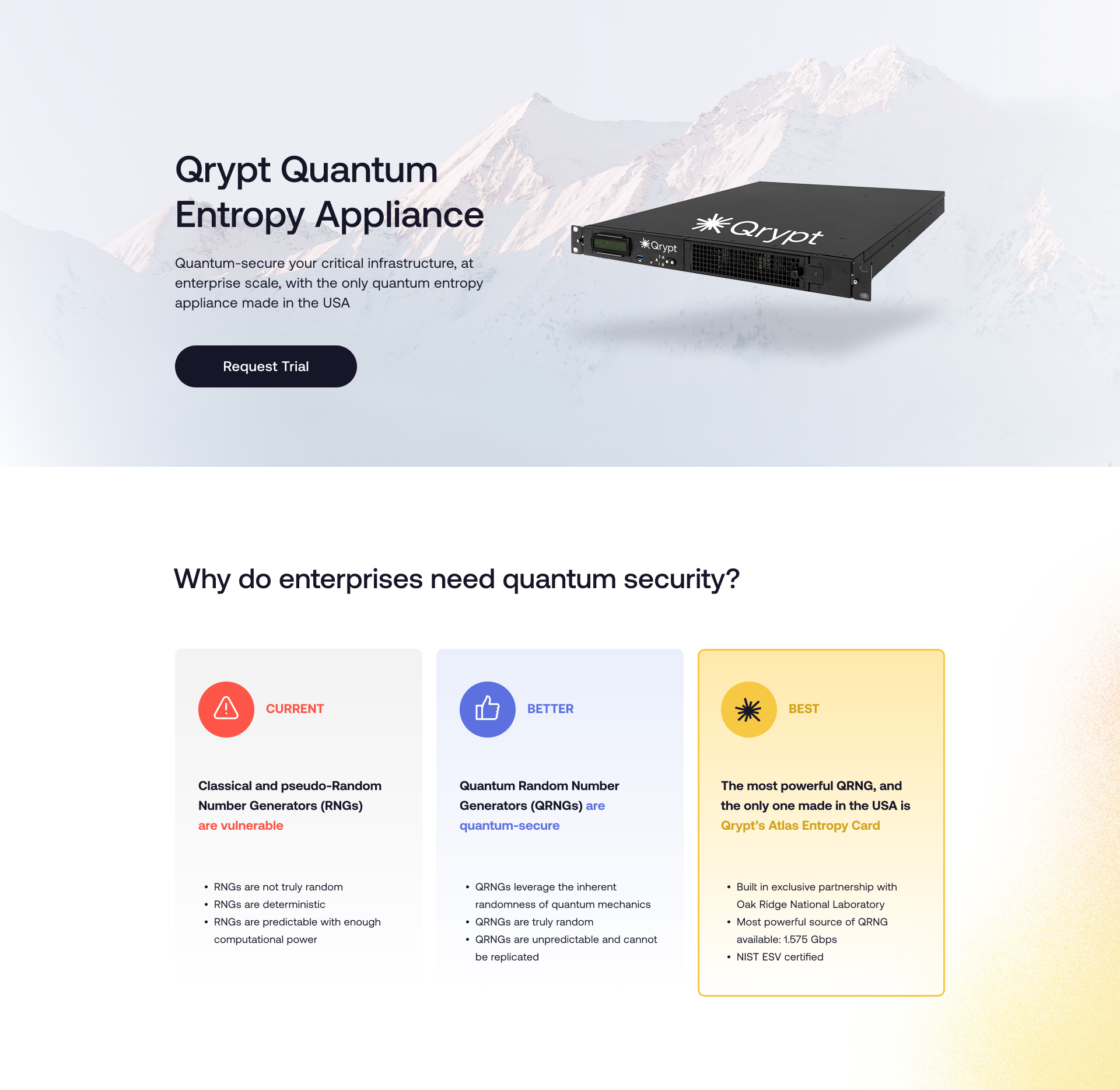 Qrypt solution brief