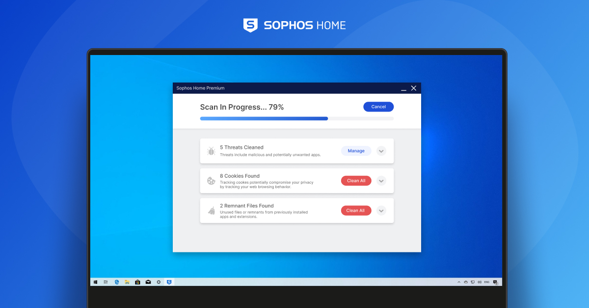 Sophos Windows agent settings